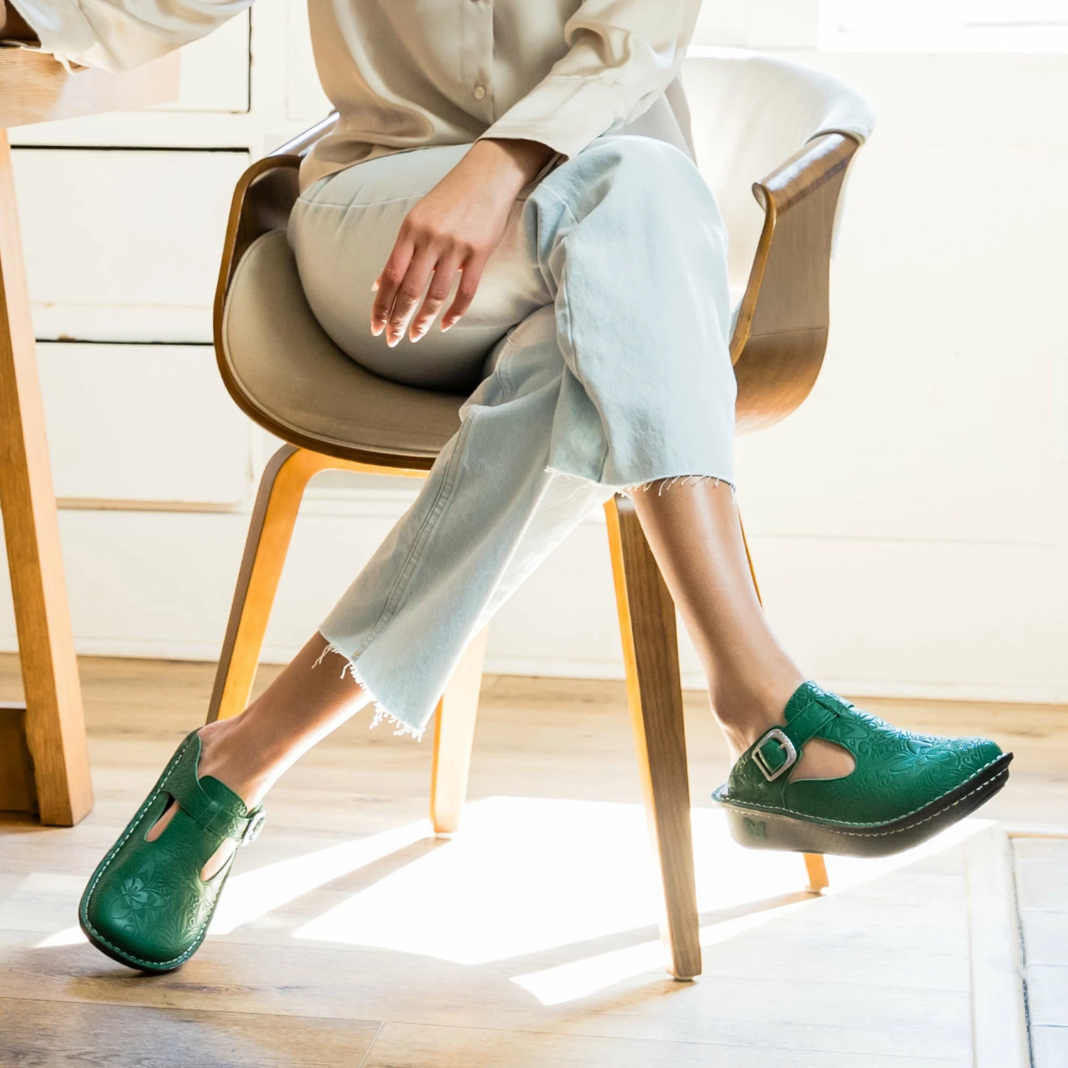 Shoes Classic La Dee Dottie Emerald Shoe 4 Shoes Classic La Dee Dottie Emerald Shoe - Image 2