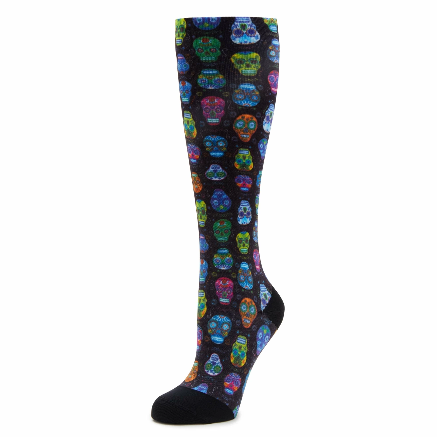Compression Sugar Skulls Socks 3 Compression Sugar Skulls Socks