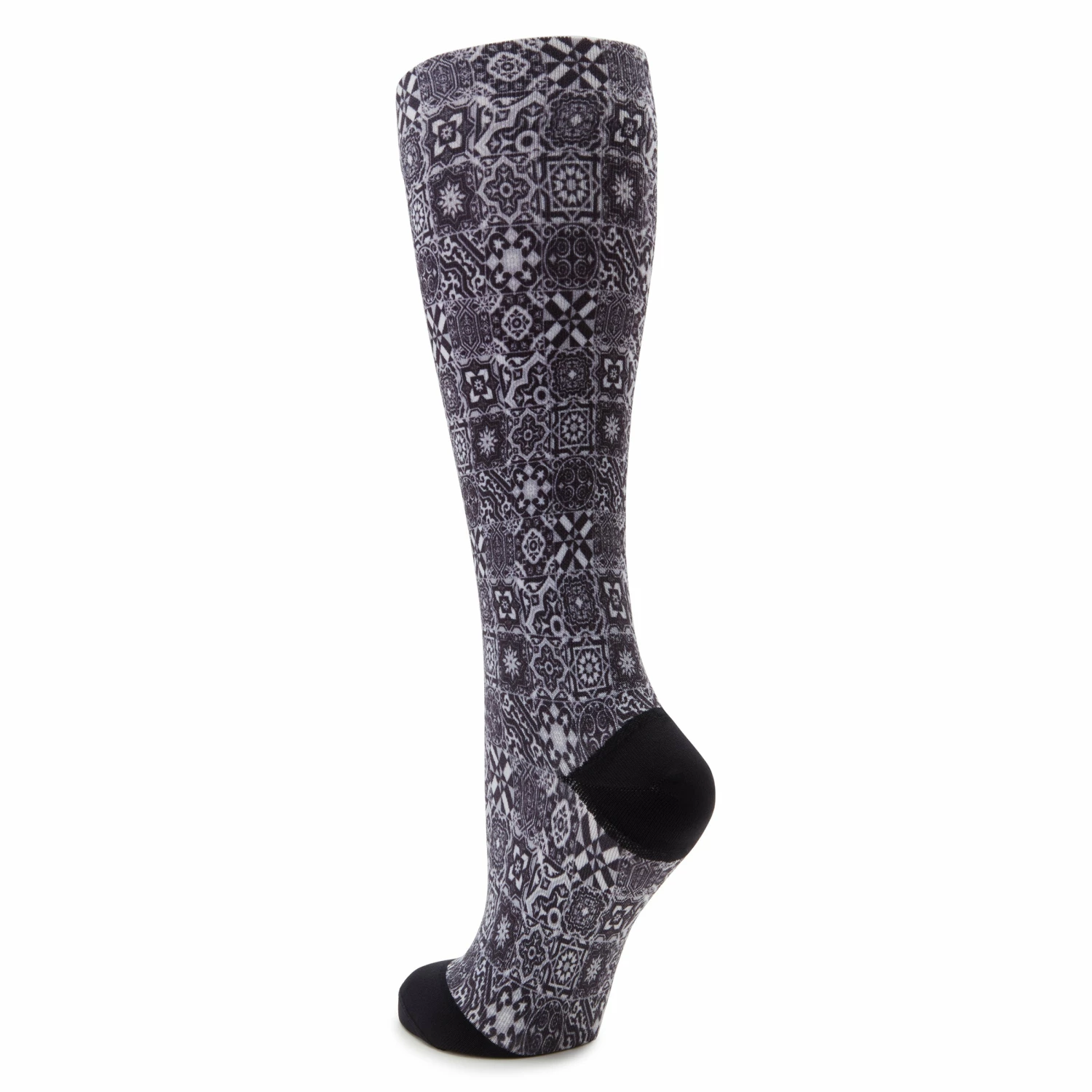 Compression Aztec Tile Black Socks 4 Compression Aztec Tile Black Socks - Image 2