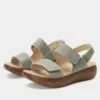Bailee Woven Sage Sandal -Deals Alegria Shoes Store BAI 6132 S1