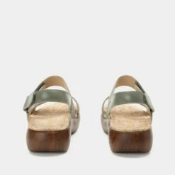 Bailee Woven Sage Sandal -Deals Alegria Shoes Store BAI 6132 S3