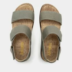 Bailee Woven Sage Sandal -Deals Alegria Shoes Store BAI 6132 S4