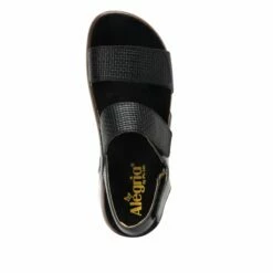 Bailee Woven Noir Sandal -Deals Alegria Shoes Store BAI 7462 S4