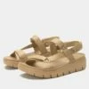Henna Aged Sand Sandal -Deals Alegria Shoes Store HEN 6139 S1