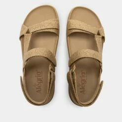 Henna Aged Sand Sandal -Deals Alegria Shoes Store HEN 6139 S4