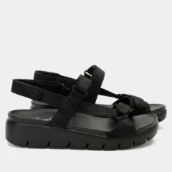 Henna They Call Me Mellow Black Sandal -Deals Alegria Shoes Store HEN 6142 S2