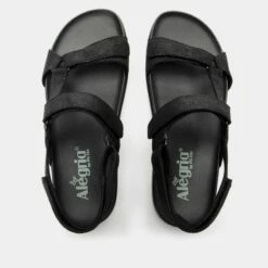 Henna They Call Me Mellow Black Sandal -Deals Alegria Shoes Store HEN 6142 S4
