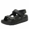 Henlee Black Sandal 1 Henlee Black Sandal -Deals Alegria Shoes Store HLE 7438 S1