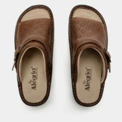 Klover Walnut Sandal -Deals Alegria Shoes Store KLO 6106 S4
