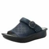 Klover Oiled Navy Sandal 2 Klover Oiled Navy Sandal -Deals Alegria Shoes Store KLO 7402 S1