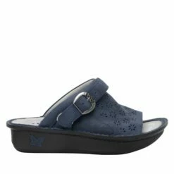 Klover Oiled Navy Sandal -Deals Alegria Shoes Store KLO 7402 S2