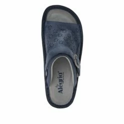 Klover Oiled Navy Sandal -Deals Alegria Shoes Store KLO 7402 S4