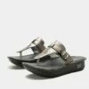 Kennedi Twinkle Pewter Sandal -Deals Alegria Shoes Store KNN 6101 S1