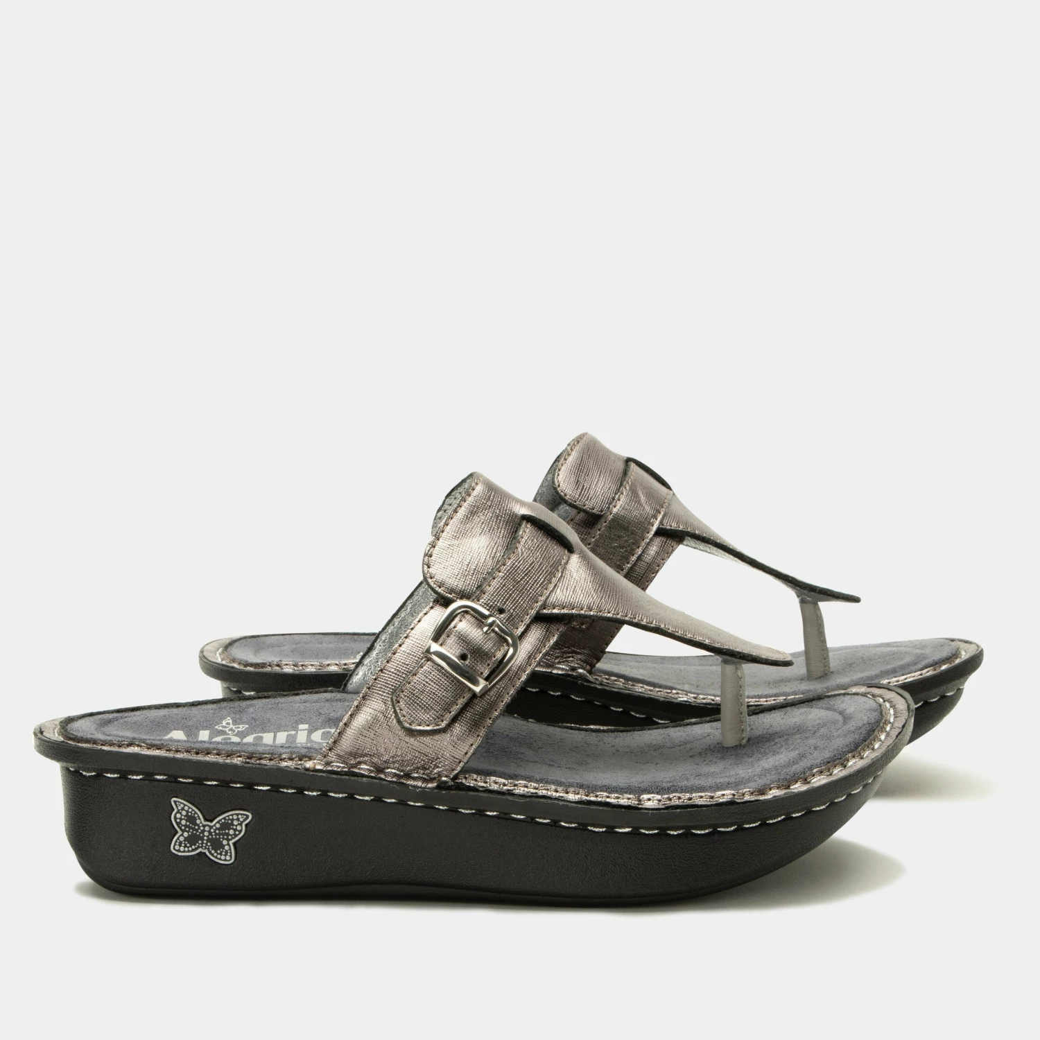 Kennedi Twinkle Pewter Sandal 4 Kennedi Twinkle Pewter Sandal - Image 2