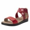 Lucia Red Sandal 2 Lucia Red Sandal -Deals Alegria Shoes Store LUC 7764 S1