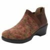 Natalee Cognac & Roses Boot -Deals Alegria Shoes Store NAT 7927 S1