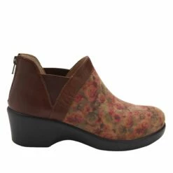 Natalee Cognac & Roses Boot 10 Natalee Cognac & Roses Boot -Deals Alegria Shoes Store NAT 7927 S2