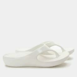 Ode White Gloss Sandal 11 Ode White Gloss Sandal -Deals Alegria Shoes Store ODE 6158 S2