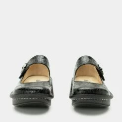 Shoes Paloma Black Embossed Rose Mary Jane -Deals Alegria Shoes Store PAL 531 S5 3c18a954 065f 45ef 84e3 50afdcc78490