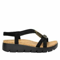 Roz Casual Black Sandal -Deals Alegria Shoes Store ROZ 7431 S2