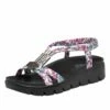 Roz Lovely Fuchsia Sandal 1 Roz Lovely Fuchsia Sandal -Deals Alegria Shoes Store ROZ 7553 S1