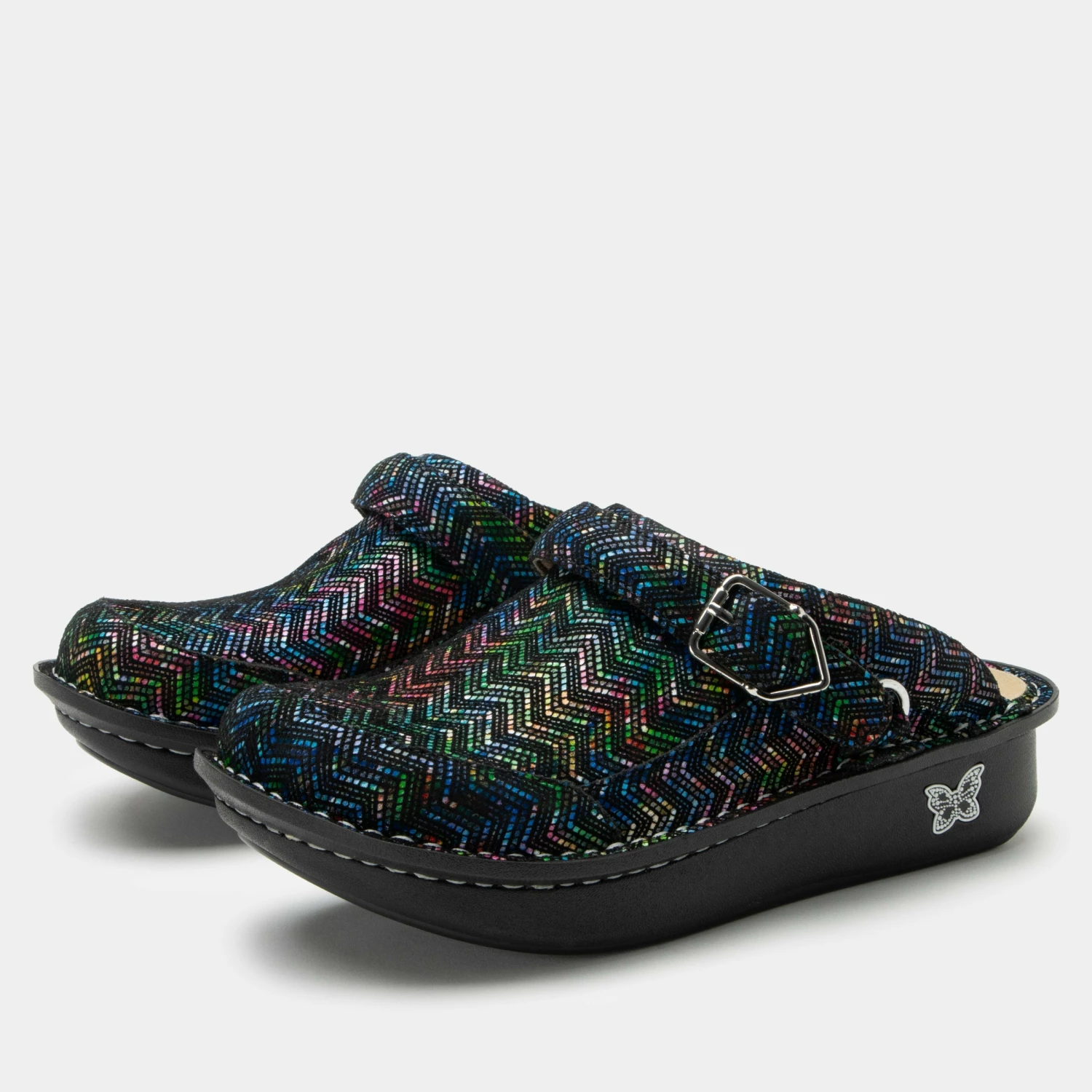 Shoes Seville Ric Rack Rainbow Clog 3 Shoes Seville Ric Rack Rainbow Clog