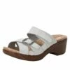 Sierra Delicut White Sandal 1 Sierra Delicut White Sandal -Deals Alegria Shoes Store SIE 7408 S1