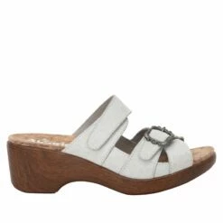 Sierra Delicut White Sandal 10 Sierra Delicut White Sandal -Deals Alegria Shoes Store SIE 7408 S2