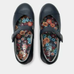 Shoes Sofi Navy Gloss Shoe -Deals Alegria Shoes Store SOF 8139 S4