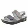 Verona Braided Pewter Sandal -Deals Alegria Shoes Store VER 228 S1