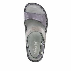 Verona Braided Pewter Sandal 10 Verona Braided Pewter Sandal -Deals Alegria Shoes Store VER 228 S4
