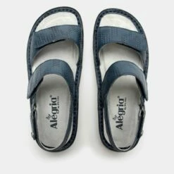 Verona Basketry Navy Sandal -Deals Alegria Shoes Store VER 6112 S4 8f558956 1c9a 4ab2 8a34 0e56d53a3043
