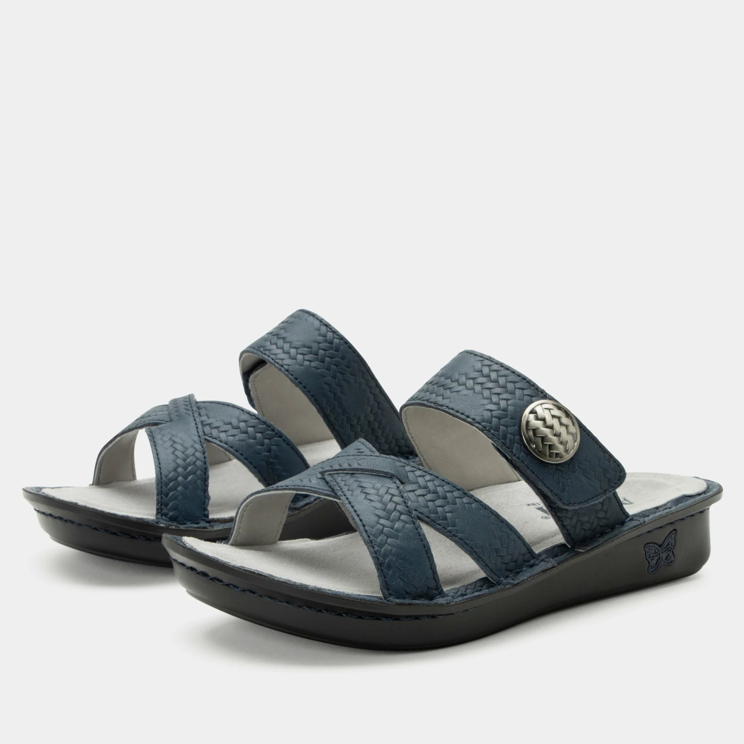 Victoriah Basketry Navy Sandal 3 Victoriah Basketry Navy Sandal