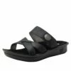 Victoriah Oiled Black Sandal -Deals Alegria Shoes Store VIC 7414 S1
