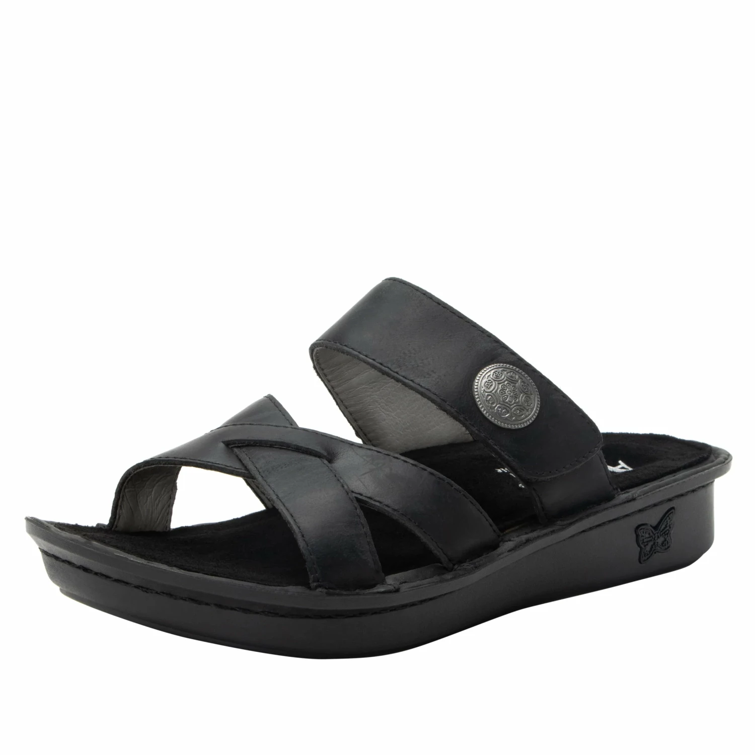 Victoriah Oiled Black Sandal 3 Victoriah Oiled Black Sandal