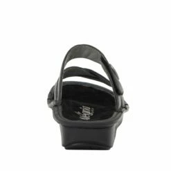 Victoriah Oiled Black Sandal 11 Victoriah Oiled Black Sandal -Deals Alegria Shoes Store VIC 7414 S3