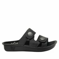Violette Oiled Black Sandal 10 Violette Oiled Black Sandal -Deals Alegria Shoes Store VIO 7414 S2