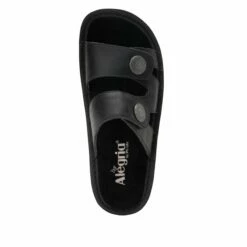 Violette Oiled Black Sandal 12 Violette Oiled Black Sandal -Deals Alegria Shoes Store VIO 7414 S4