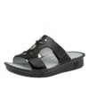 Vanna Black Sandal -Deals Alegria Shoes Store VNN 601 S1