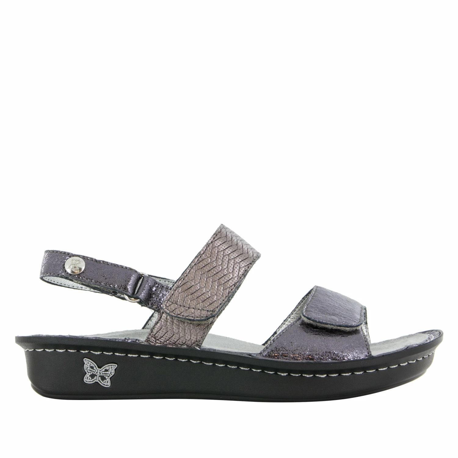 Verona Braided Pewter Sandal 4 Verona Braided Pewter Sandal - Image 2